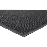 Genuine Joe Waterguard Floor Mat - Floor - 10 ft Length x 36in Width - Rectangular - Rubber - Charcoal - 1Each