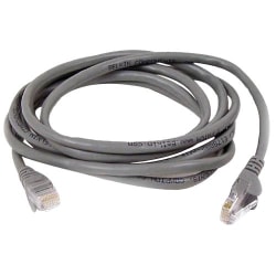 Belkin Cat. 5E Patch Cable - RJ-45 Male - RJ-45 Male - 7ft - Gray