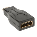 Tripp Lite HDMI to HDMI Adapter HDMI-F to Mini HDMI-M 1080p M/F - HDMI adapter - 19 pin mini HDMI Type C male to HDMI female - black