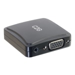 C2G VGA to HDMI Converter - VGA to HDMI Adapter - 1920 x 1080 - VGA - Audio Line In