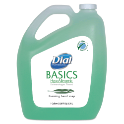 Dial Basics Foam Hand Soap With Aloe, Fresh Scent, 128 Oz Bottle