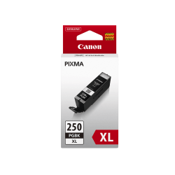 Canon PGI-250XL High-Yield Black Ink Tanks, Pack Of 2, 6432B001