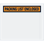 Tape Logic Preprinted Packing List Envelopes, Packing List Enclosed, 10in x 12in, Orange, Case Of 500