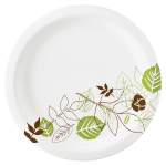 Dixie Paper Plates, 6 7/8in Diameter, Pathways, Carton Of 1000