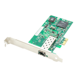 AddOn HP 394793-B21 Comparable Single SFP Port PCIe NIC - Network adapter - PCIe x4 - 1000Base-SR x 1 - for HPE ProLiant DL165 G7, DL360 G7, DL370 G6, DL380 G6, DL380 G7, DL385 G6, DL580 G5