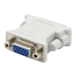 AddOn DVI-I (29 pin) Male to VGA Female White Adapter For Resolution Up to 1920x1200 (WUXGA) - 100% compatible and guaranteed to work