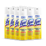 Lysol Professional Disinfectant Spray, Original Scent, 19 Oz Bottle, Case Of 12