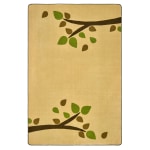 Carpets for Kids KIDSoft Branching Out Decorative Rug, 4" x 6ft, Tan