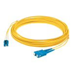 AddOn 20m LC to USC OS1 Yellow Patch Cable - Patch cable - LC single-mode (M) to SC/UPC single-mode (M) - 20 m - fiber optic - duplex - 9 / 125 micron - OS1 - halogen-free - yellow