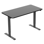 FlexiSpot EC1 Electric Height-Adjustable Standing Desk, 48-5/8inH x 48inW x 30inD, Black