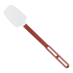 Hoffman SoftSpoon High-Heat Spoonula/Scrapers, White/Red, Pack Of 12 Scrapers