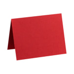 LUX Folded Cards, A7, 5 1/8in x 7in, Ruby Red, Pack Of 1,000