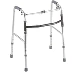 Medline Guardian Youth 1-Button Folding Walker, Chrome