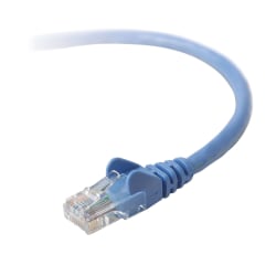 Belkin - Patch cable - RJ-45 (M) to RJ-45 (M) - 14 ft - CAT 5e - blue