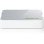 TP-LINK TL-SF1005D - 5-Port 10/100 Mbps Fast Ethernet Switch - Desktop Ethernet Splitter - Ethernet Hub - Plug & Play - Fanless Quiet - Desktop Design - Green Technology - Unmanaged - White