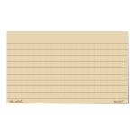 Rite in the Rain All-Weather Index Cards, 3in x 5in, Tan, Pack Of 100