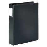 Office Depot Brand Durable Legal-Size Reference 3-Ring Binder, 2in Round Rings, 41% Recycled, Black