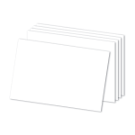 Office Depot Brand Blank Index Cards, 4in x 6in, White, Pack Of 300