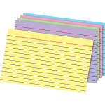 Office Depot Brand Index Cards, 4in x 6in, Rainbow, Pack Of 100