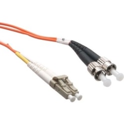 Axiom LC/ST Multimode Duplex OM2 50/125 Fiber Optic Cable 25m - Fiber Optic for Network Device - 82.02 ft - 2 x LC Male Network - 2 x ST Male Network - Orange