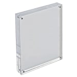 Azar Displays Acrylic Vertical/Horizontal Block Frame, 8 1/2in x 11in, Clear