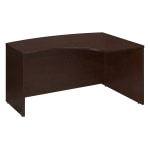 Bush Business Furniture 59inW L-Shaped Right-Handed Corner Desk, Mocha Cherry, Standard Delivery