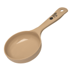 Measure Miser Solid Short-Handle Measuring Spoons, 6 Oz, Beige, Pack Of 12