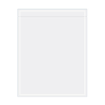 Tape Logic "Clear Face" Document Envelopes, 7in x 5-1/2in, Clear, Case of 1000