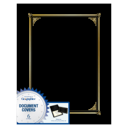 Realspace Photo/Document Frame, Plastic, 8-1/2in x 11in, Black