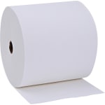 Genuine Joe Solutions 1-ply Hardwound Towels - 1 Ply - 7in x 600 ft - 0.98in Core - White - Virgin Fiber - 6 / Carton