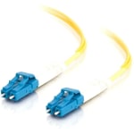 C2G-6m LC-LC 9/125 OS1 Duplex Singlemode Fiber Optic Cable (TAA Compliant) - Yellow - 6m LC-LC 9/125 Duplex Single Mode OS2 Fiber Cable TAA - Yellow - 20ft