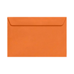 LUX Booklet 6in x 9in Envelopes, Gummed Seal, Mandarin Orange, Pack Of 1,000