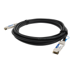 AddOn 5m Brocade Compatible QSFP+ DAC - Direct attach cable - QSFP+ to QSFP+ - 16.4 ft - twinaxial - for Brocade ICX 6610-24, 6610-48, 6650-32, 6650-40, 6650-48, 6650-56, 6650-80