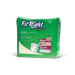 FitRight Restore Briefs, X-Large, Yellow, Bag Of 20