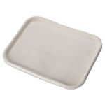 Huhtamaki Heavy-Duty Disposable Pulp Paper Trays, 18in x 14in, Tan, Case Of 400