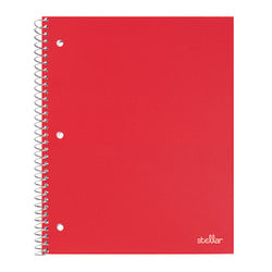 Office Depot Brand Wirebound Notebook, 8in x 10 1/2in, 1 Subject, Wide Ruled, 200 Pages (100 Sheets), Assorted Colors