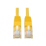 Eaton Tripp Lite Series Cat5e 350 MHz Molded (UTP) Ethernet Cable (RJ45 M/M), PoE - Yellow, 15 ft. (4.57 m) - Patch cable - RJ-45 (M) to RJ-45 (M) - 15 ft - UTP - CAT 5e - IEEE 802.3ba - molded, stranded - yellow