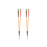 Belkin - Patch cable - ST/PC multi-mode (M) to ST/PC multi-mode (M) - 2 m - fiber optic - 50 / 125 micron - OM2 - orange