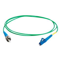 C2G 1m LC-ST 9/125 Simplex Single Mode OS2 Fiber Cable TAA - Green - 3ft - Patch cable - LC single-mode (M) to ST single-mode (M) - 1 m - fiber optic - simplex - 9 / 125 micron - OS2 - green