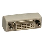 Eaton Tripp Lite Series DVI Coupler Gender Changer Adapter Connector Extender DVI-I F/F - DVI gender changer - DVI-I (F) to DVI-I (F) - ivory