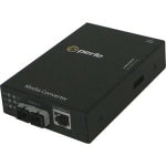 Perle S-100-S1SC20U Fast Ethernet Stand-Alone Media Converter - 1 x Network (RJ-45) - 1 x SC Ports - 10/100Base-TX, 100Base-BX - 12.43 Mile - Rack-mountable, Wall Mountable, External, Rail-mountable