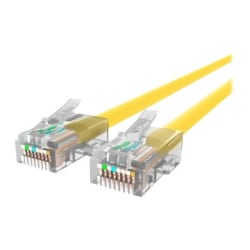 Belkin Cat5e Patch Cable - RJ-45 Male - RJ-45 Male - 8ft - Yellow