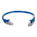 C2G 75ft Cat5e Snagless Shielded (STP) Ethernet Network Patch Cable - Blue - Patch cable - RJ-45 (M) to RJ-45 (M) - 75 ft - STP - CAT 5e - molded