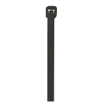 Partners Brand UV Cable Ties, 40 Lb, 11in, Black, Case Of 500