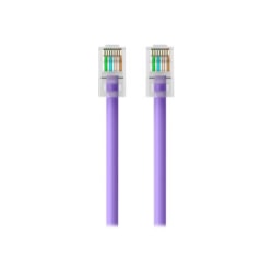 Belkin - Patch cable - RJ-45 (M) to RJ-45 (M) - 8 ft - UTP - CAT 5e - purple - for Omniview SMB 1x16, SMB 1x8; OmniView SMB CAT5 KVM Switch