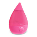 Crane Drop Ultrasonic Cool Mist Humidifier, 1 Gallon, 8-5/8inH x 8-5/8inW x 13-3/8inD, Pink