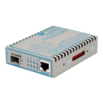 Omnitron FlexPoint GX/T - Fiber media converter - GigE - 10Base-T, 100Base-FX, 100Base-TX, 1000Base-T, 1000Base-X - RJ-45 / SFP (mini-GBIC)