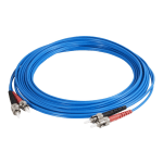 C2G 1m ST-ST 62.5/125 OM1 Duplex Multimode PVC Fiber Optic Cable - Blue - Patch cable - ST multi-mode (M) to ST multi-mode (M) - 1 m - fiber optic - duplex - 62.5 / 125 micron - OM1 - blue