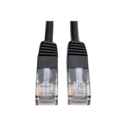 Eaton Tripp Lite Series Cat5e 350 MHz Molded (UTP) Ethernet Cable (RJ45 M/M), PoE - Black, 2 ft. (0.61 m) - Patch cable - RJ-45 (M) to RJ-45 (M) - 2 ft - UTP - CAT 5e - molded, stranded - black