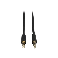 Tripp Lite 3.5mm Mini Stereo Audio Cable for Microphones Speakers and Headphones (M/M) 50 ft. (15.24 m) - (M/M) 50-ft.